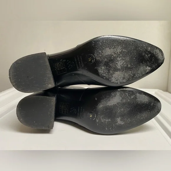 Stuart Weitzman Flareblock 60 Zip Bootie Heel Walnut Brown Leather Boot Size 7b - Picture 11 of 11